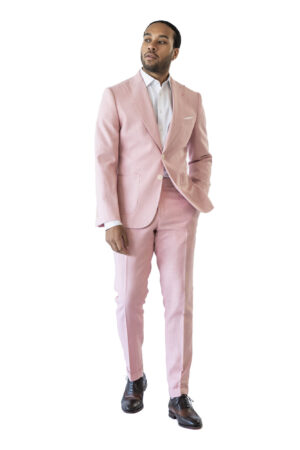 Pink Linen Suit