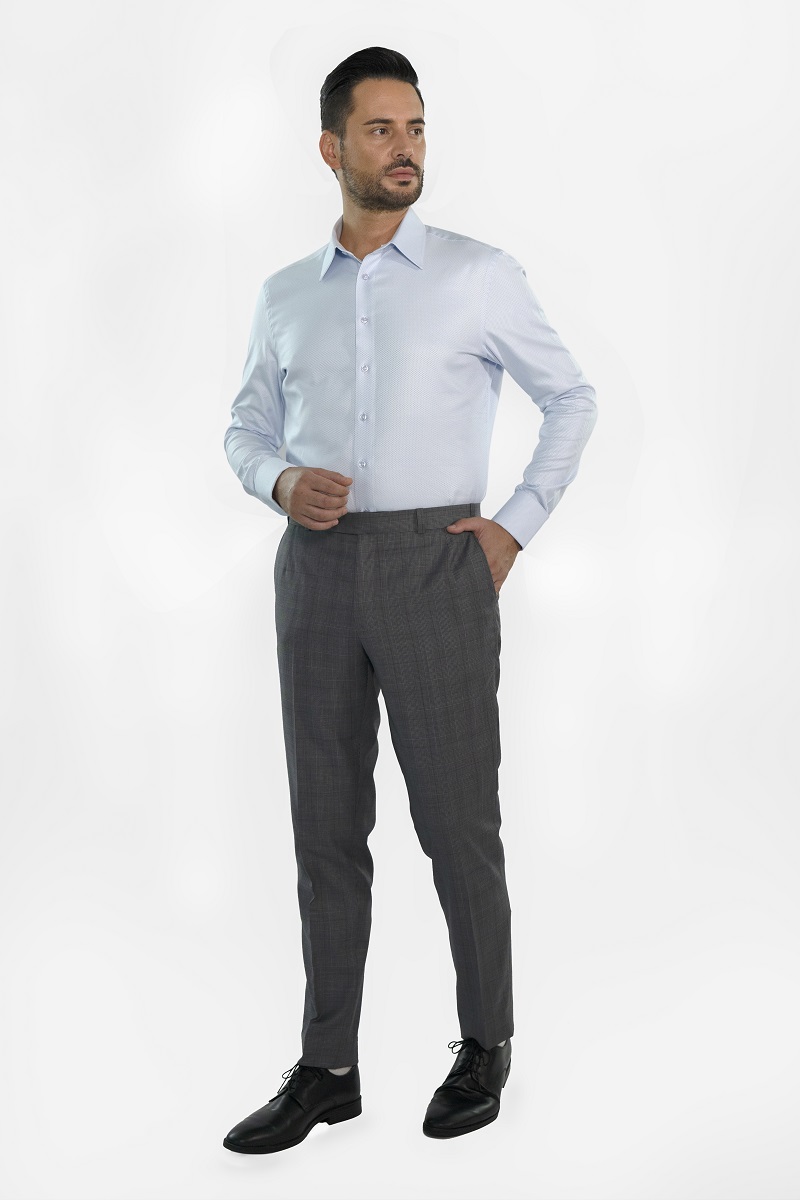 Blue Birdseye Shirt A