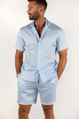 Lucem Short Shirt – Sky