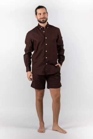 Ray Long Shirt – Umber