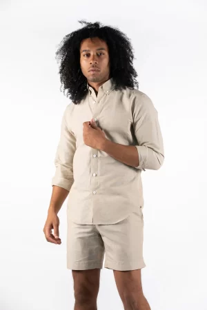 Ray Long Shirt – Oat