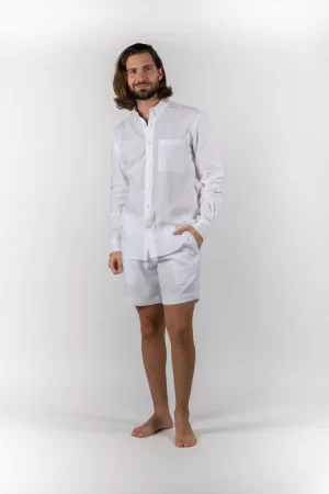 Ray Long Shirt – Pearl