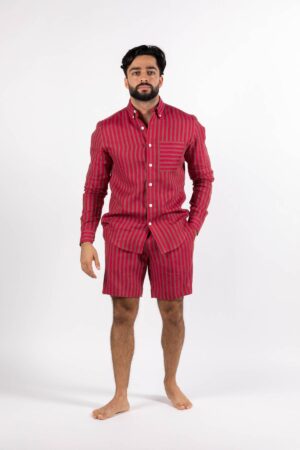 Ray Long Shirt – Beet