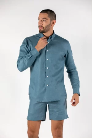 Ray Long Shirt – Pthalo